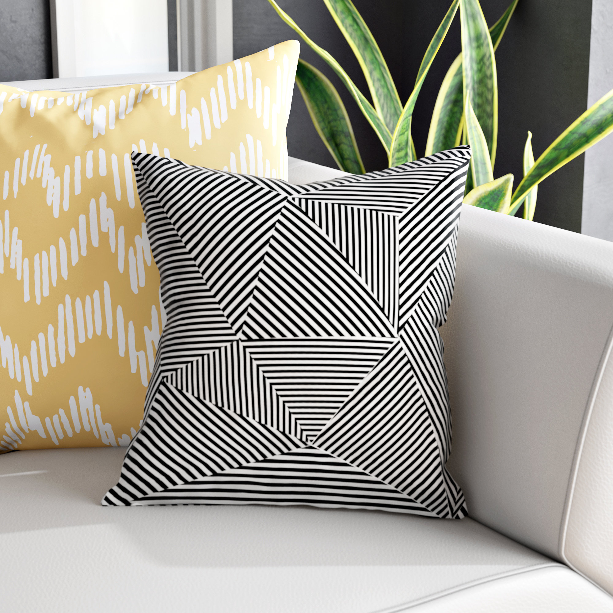 Wade Logan Corbin Outdoor Square Pillow Cover Insert Reviews Wayfair