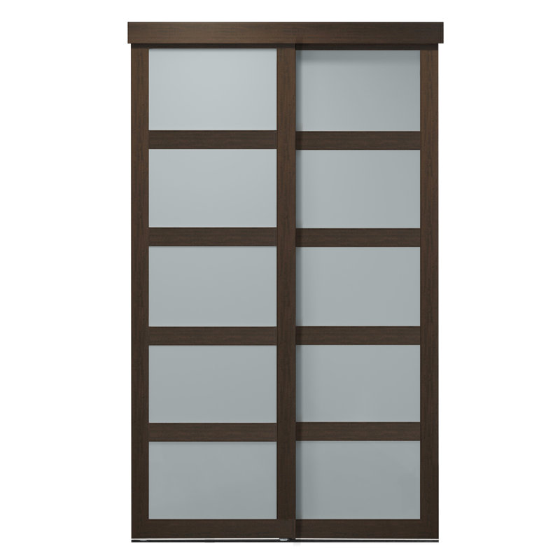 Colonial Elegance Paneled Wood And Pvc Vinyl Sliding Closet Doors