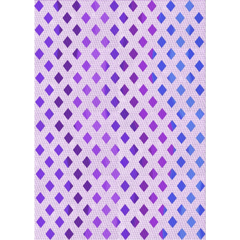 Corrigan Studio® Castanon Geometric Purple/Blue Area Rug | Wayfair