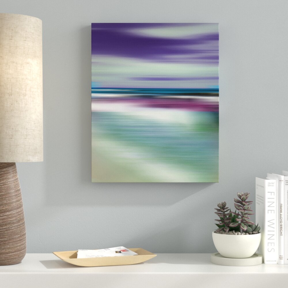 Ebern Designs Jeweled Waters - Graphic Art on Canvas & Reviews | Wayfair