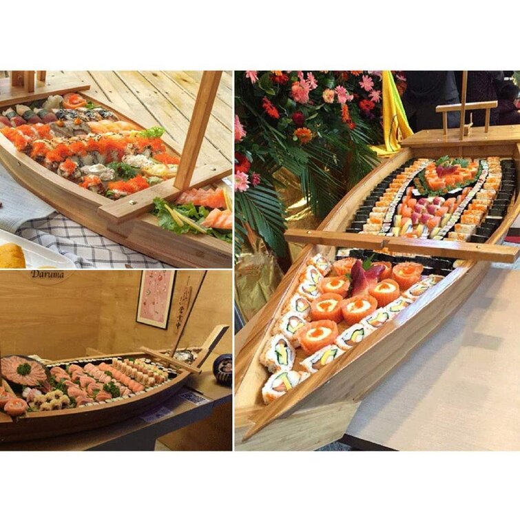 29.5 inches Yellow JapanBargain 1584 Sushi Boat tray