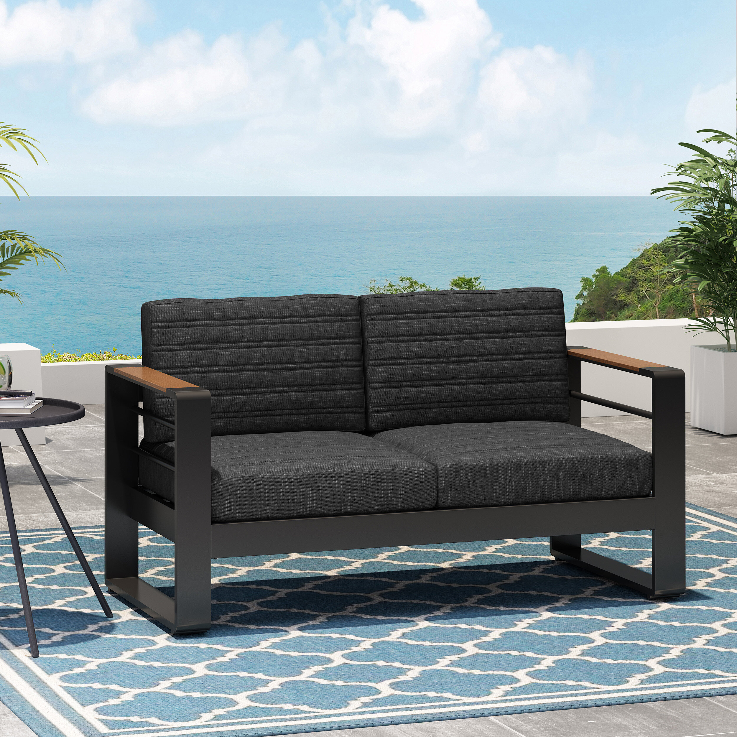 wayfair loveseat patio