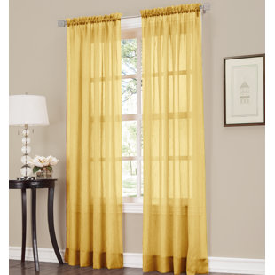 Yellow Gold Curtains D You Ll Love Wayfair Quickview