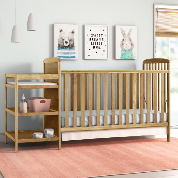 wooden cradle for twins