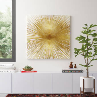 Gold Diamonds Fashion And Glam By Oliver Gal Wrapped Canvas Graphic Art Print Reviews Allmodern