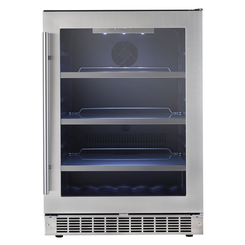 Danby Silhouette 112 Can And 11 Wine Bottle 24 Undercounter Beverage Refrigerator Reviews Wayfair