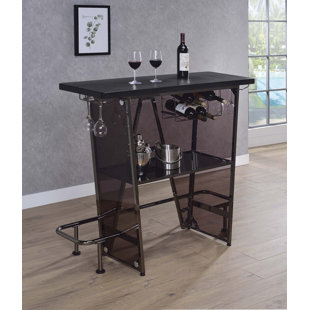 Go to store & view more images Williston Forge Cassell 1 Tier Bar with Wine Storage