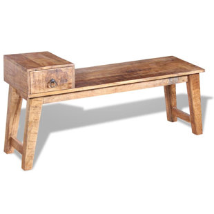 Kelsie Wood Storage Bench by