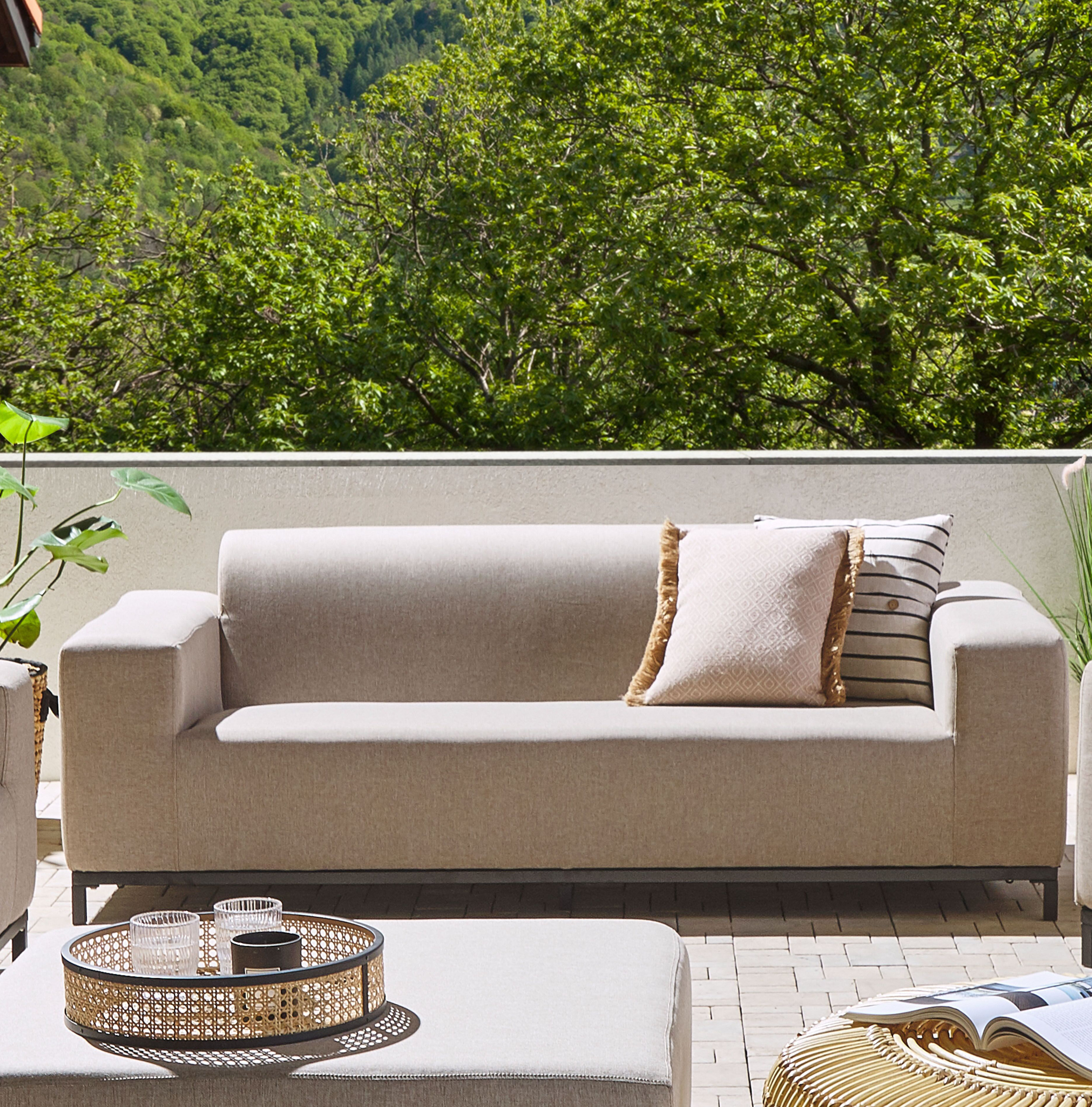 Dakota Fields Booragoon 186Cm Wide Outdoor Garden Sofa Wayfair.co.uk