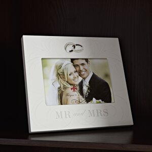Mr. And Mrs. Wedding Picture Frame