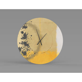 Orren Ellis Oversized Maira Wall Clock Wayfair