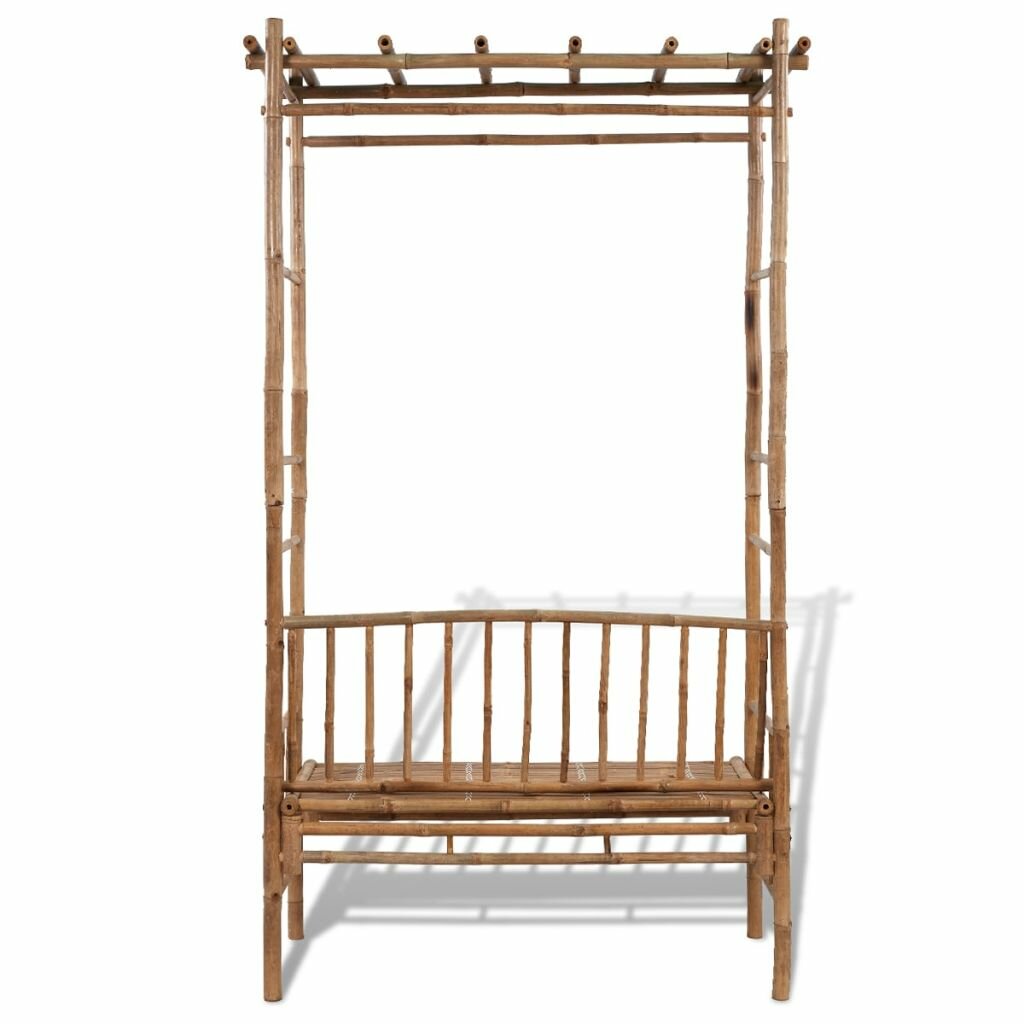 East Urban Home Bamboo Outdoor Bench & Reviews | Wayfair