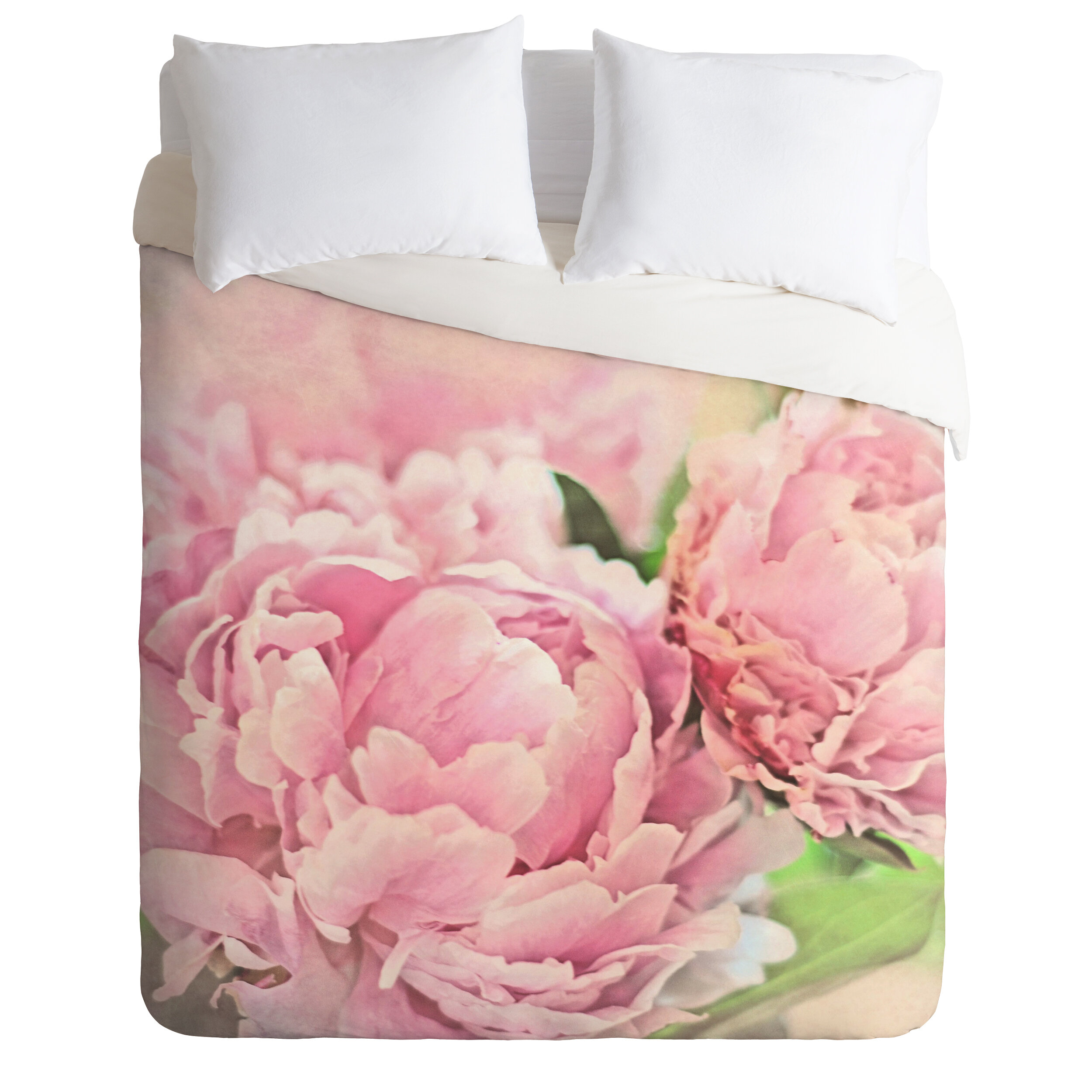 East Urban Home Lightweight Peonies Duvet Cover Reviews Wayfair