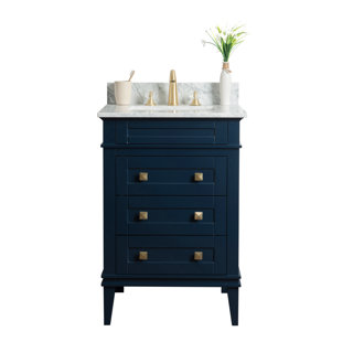 Navy Blue Bathroom Vanity Wayfair Save