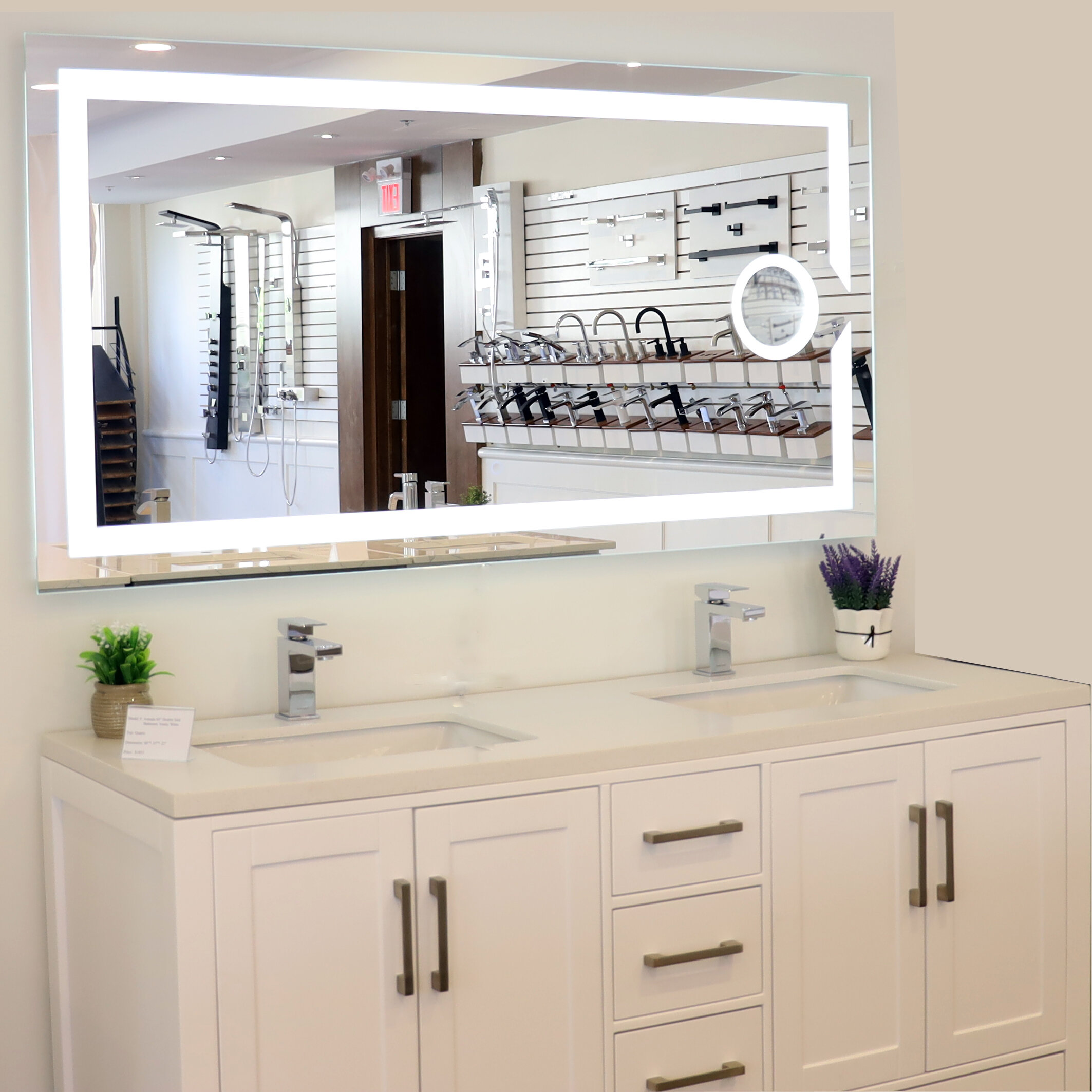 bathroom vanity mirror with lights