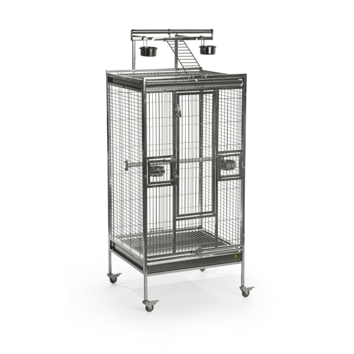 Cage à Oiseaux Playtop Pour Animaux De Compagnie Avec Roulette