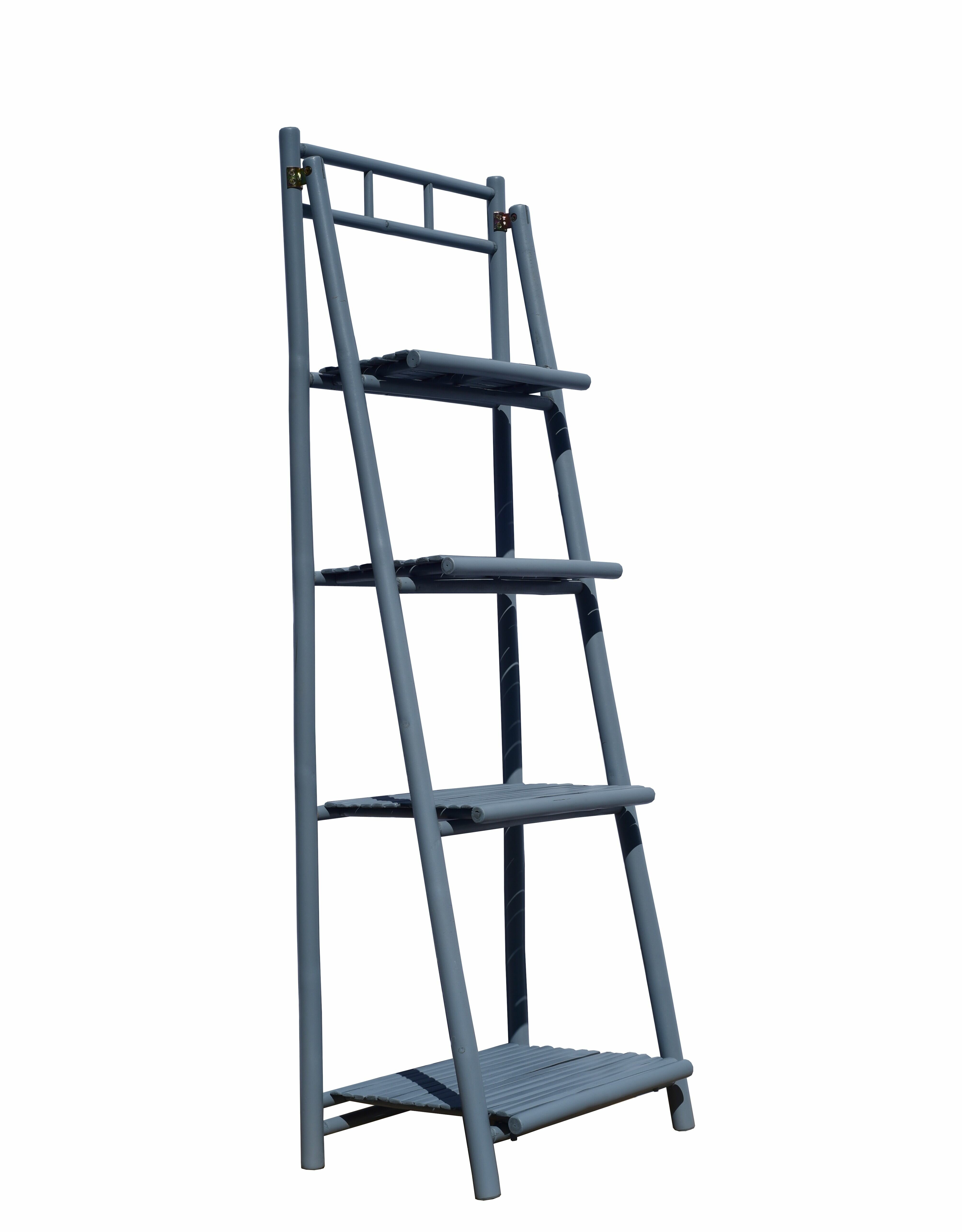 Bay Isle Home Jax 4 Tier Ladder Bookcase Reviews Wayfair