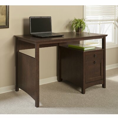 Darby Home Co Josepha 2 Drawer Writing Desk Finish Madison Cherry