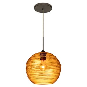 Wave 1-Light Globe Pendant