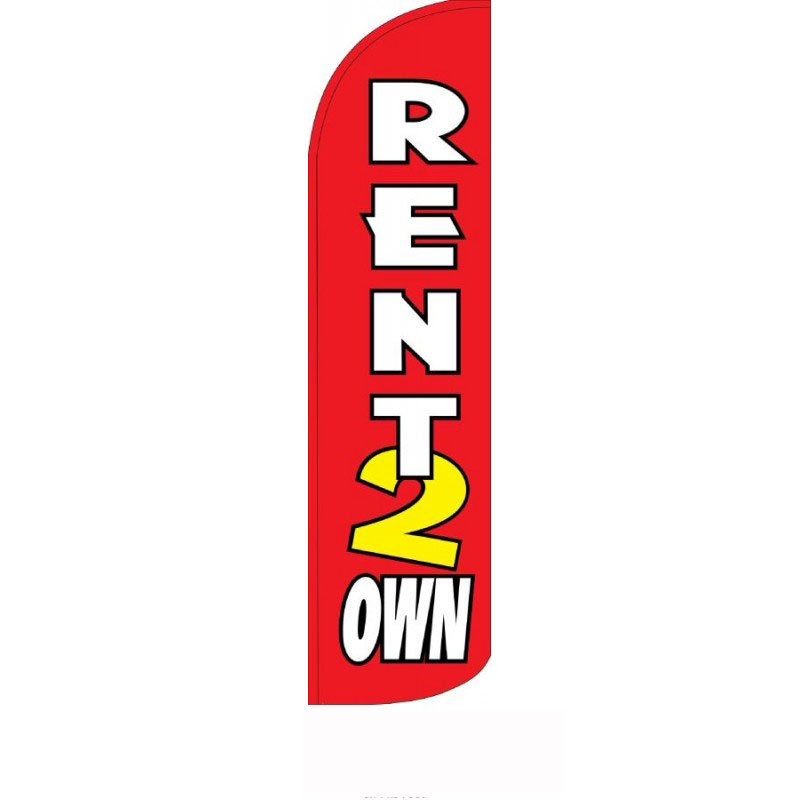 Neoplex Rent To Own Polyester 138 X 30 In Feather Banner Wayfair