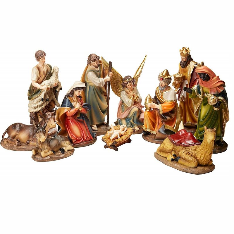 11 Piece Christmas Nativity Set