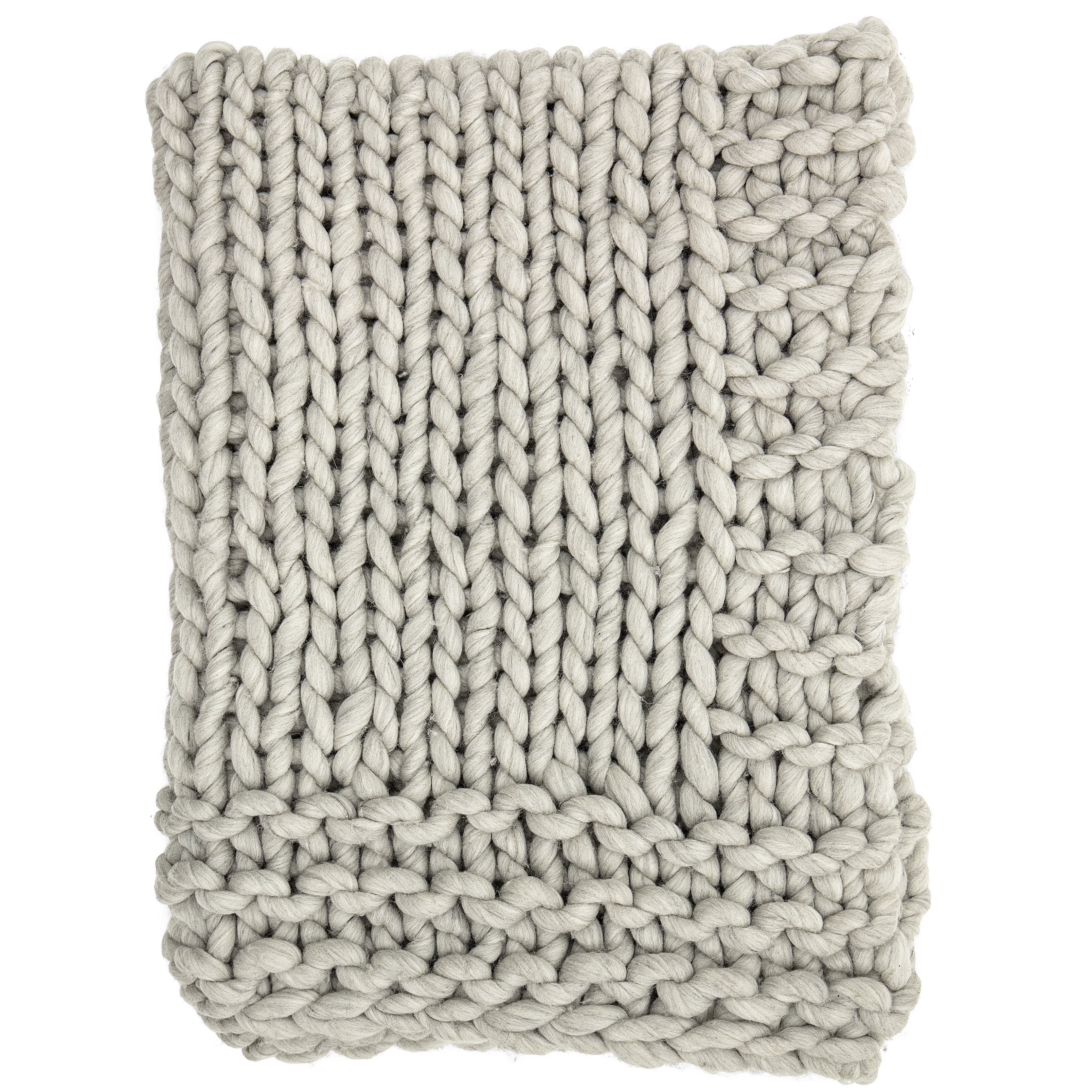 32m Fashion Faux Fur Chunky Wool Yarn for Knitting and Crochet Project Grey