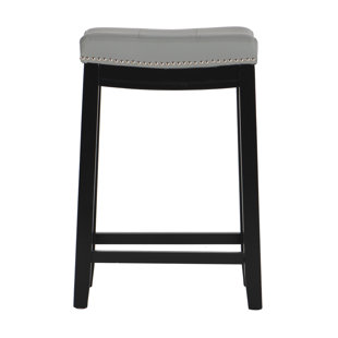 Grey Upholstered Bar Stools You Ll Love Wayfair Quickview