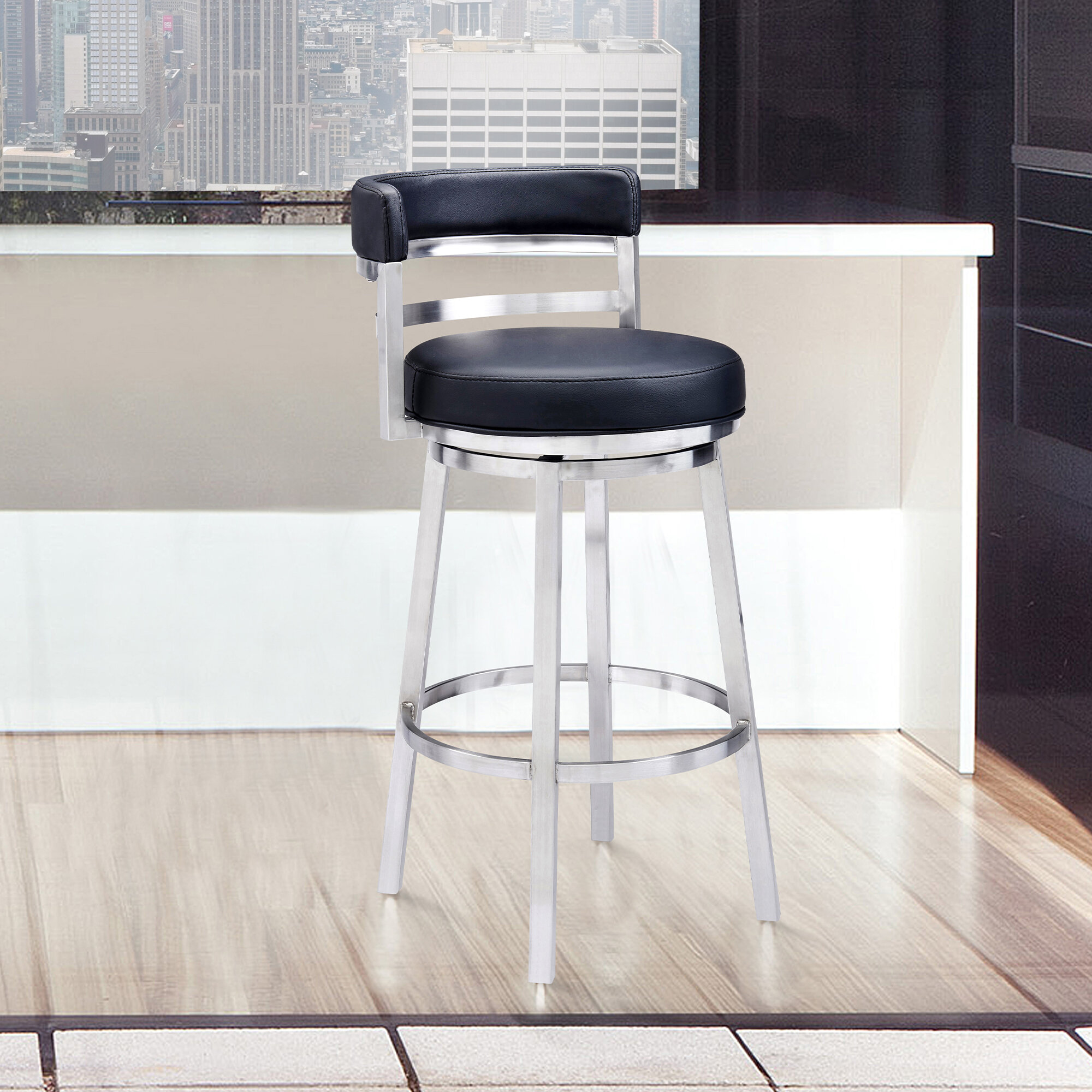 stainless steel counter height stools