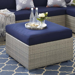 Go to store & view more images Heiner Ottoman with Cushion by Highland Dunes