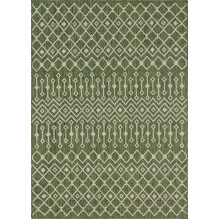 Outdoor Rugs You Ll Love Wayfair Adley Green Beige Indoor Outdoor Area Rug