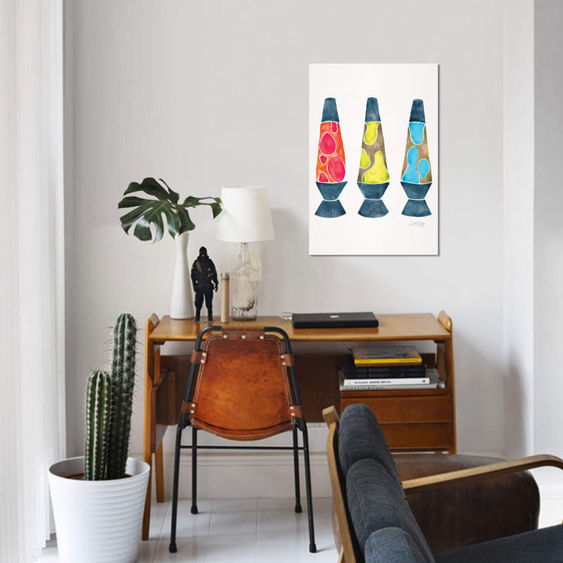 East Urban Home Lava Lamps Primary By Cat Coquillette Graphic