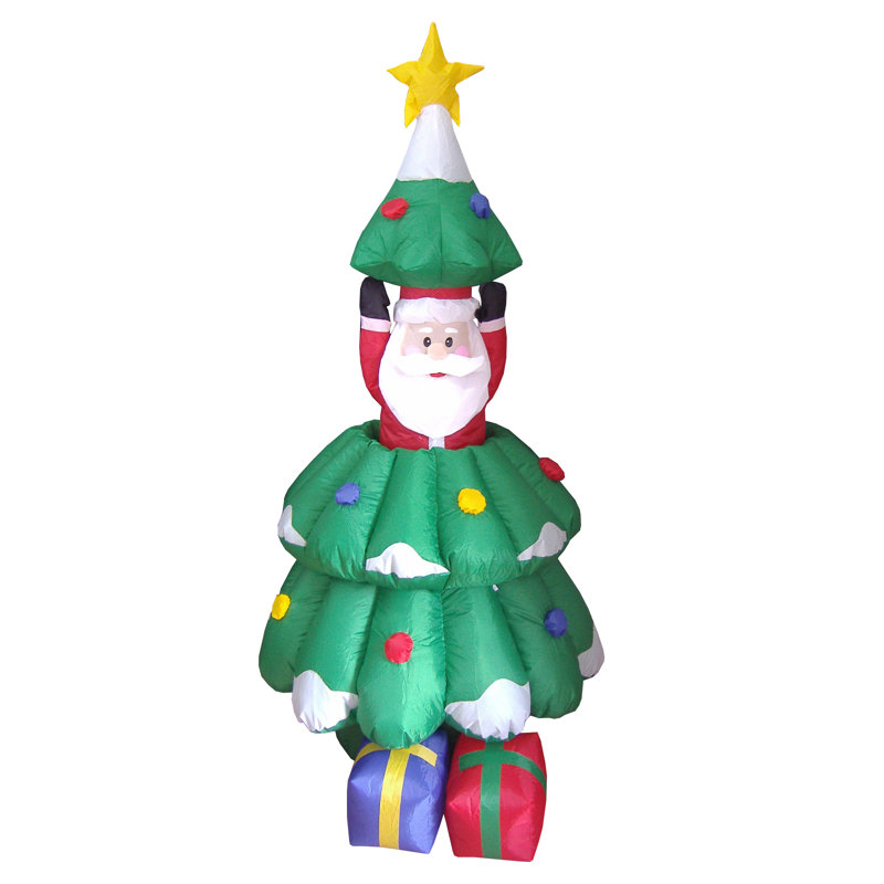 The Holiday Aisle Christmas Animated Santa And Tree Decoration