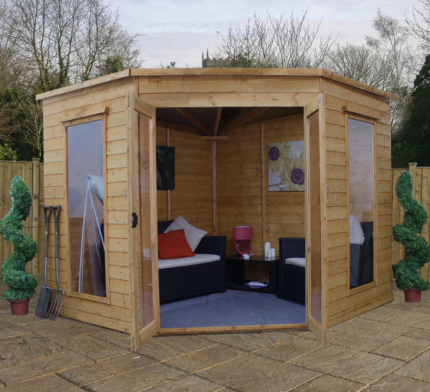 Mercia Garden Products 8 X Ft Corner Summer House Reviews 8 X Ft Corner Summer House