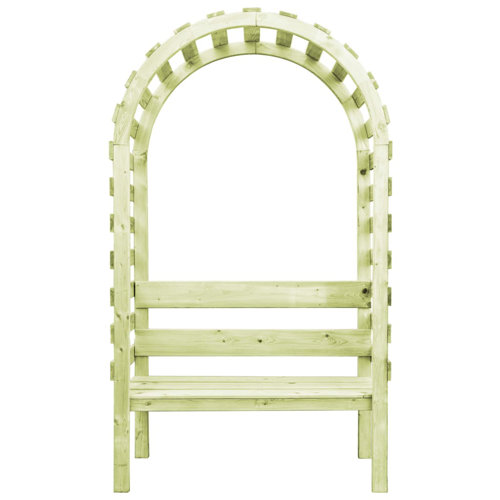 Brambly Cottage Garden Pergola With Bench 130X60x230 Cm Impregnated Pinewood Brambly Cottage