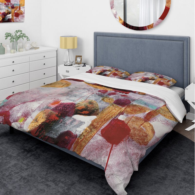 East Urban Home Abstract Watercolor Duvet Cover Set Wayfair