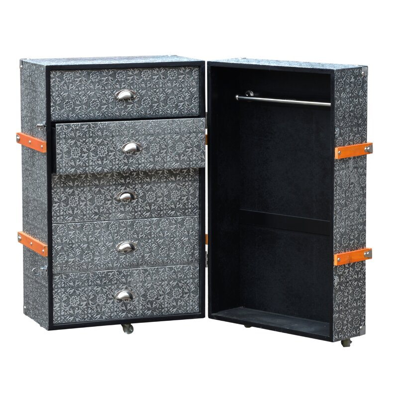 luggage trunk with drawers