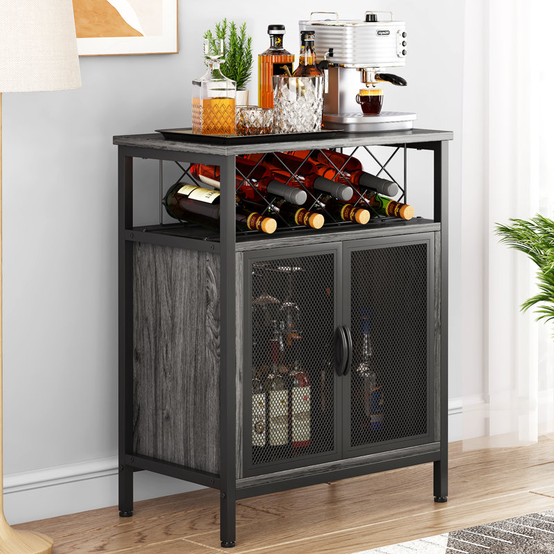 Jamesandrew 23.6'' Bar Cabinet Color: Gray