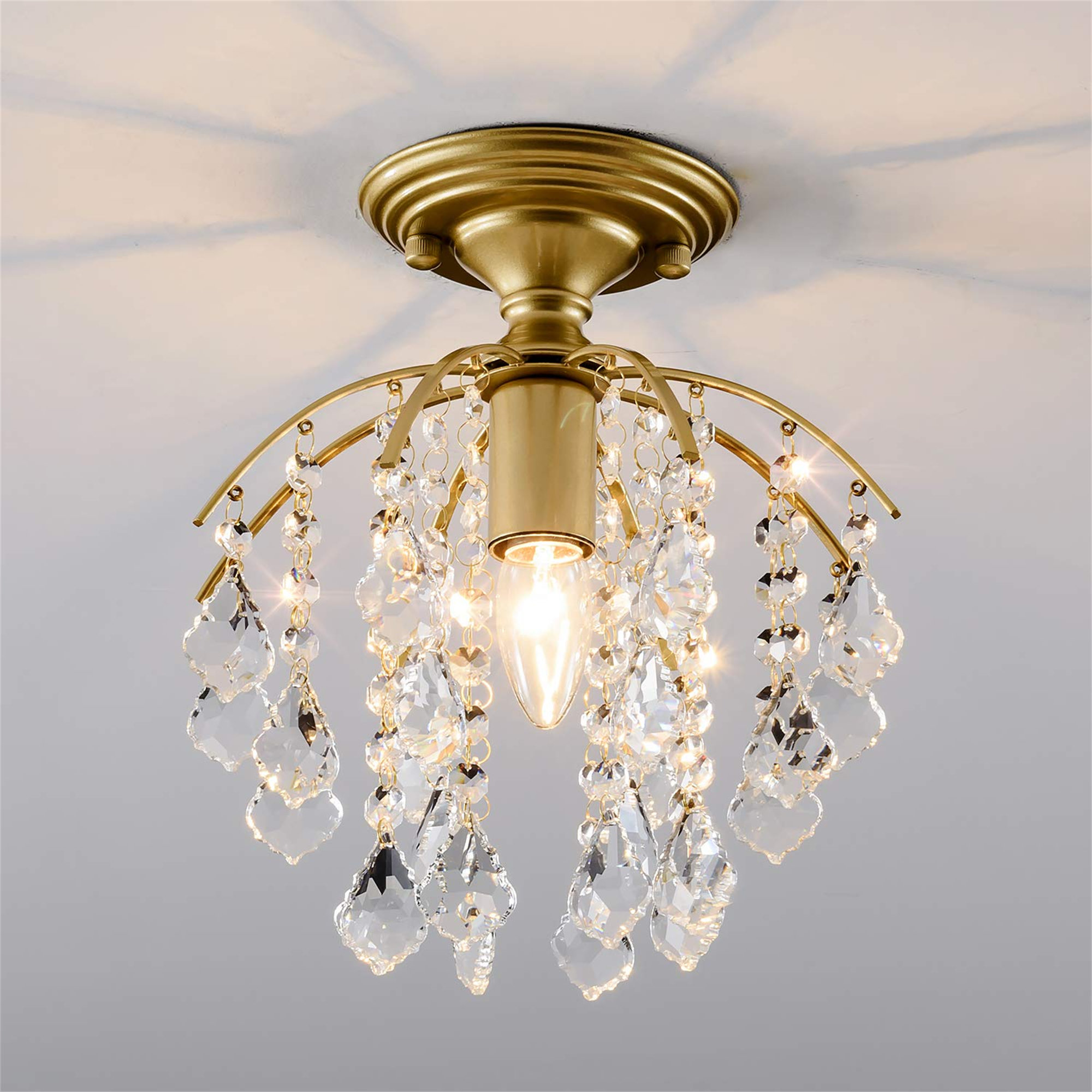 Rosdorf Park Crystal Chandelier Lighting, Elegant Crystal Chandeliers