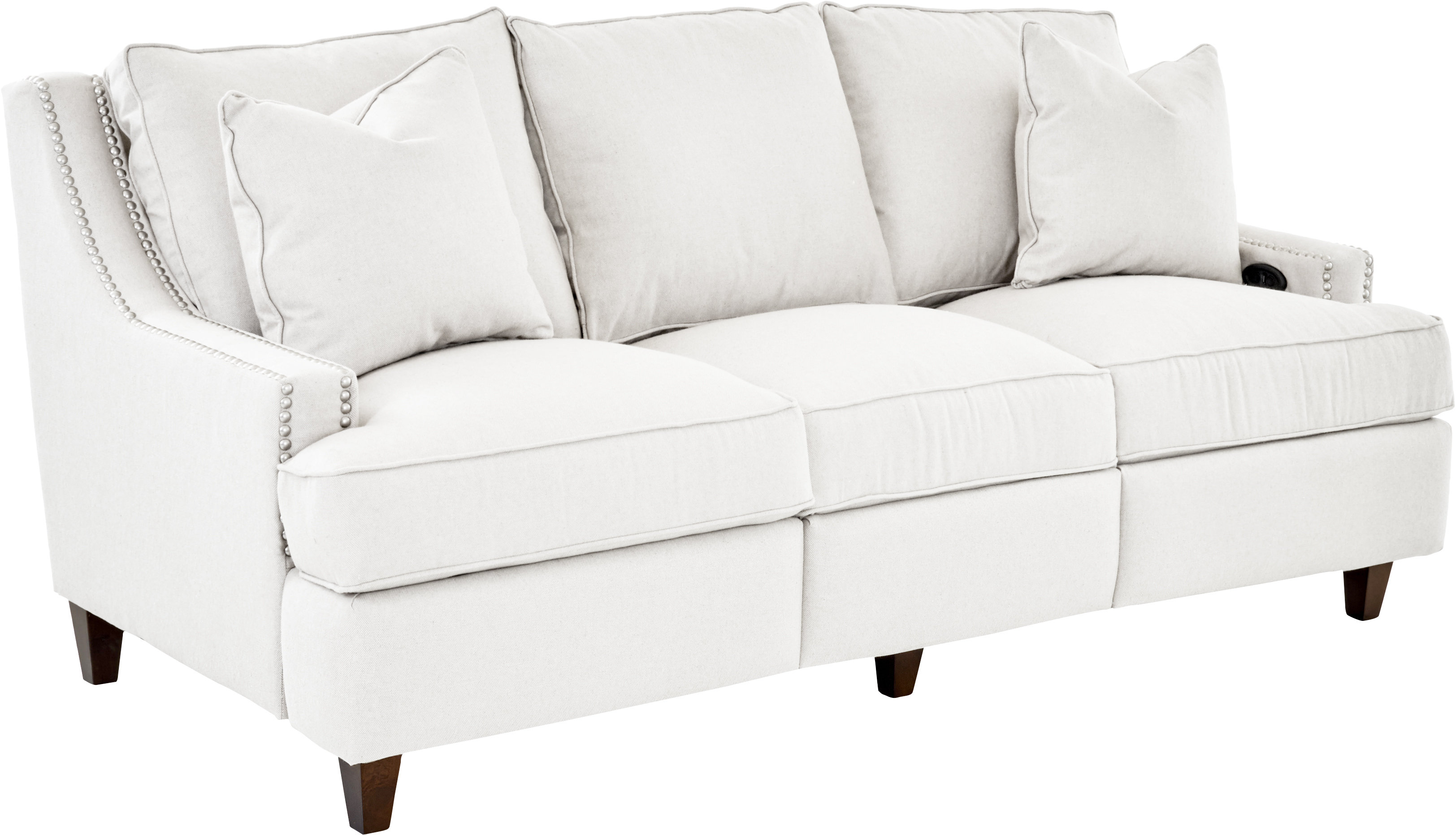 Wayfair Custom Upholstery Logan Reclining 88 Recessed Arm Sofa Wayfair Custom Upholstery Logan