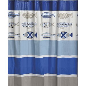 Nautical Bath Printed Peva Liner Shower Curtain