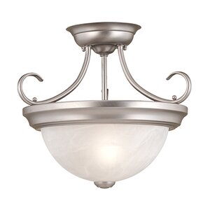 Upland 2-Light Semi-Flush Mount