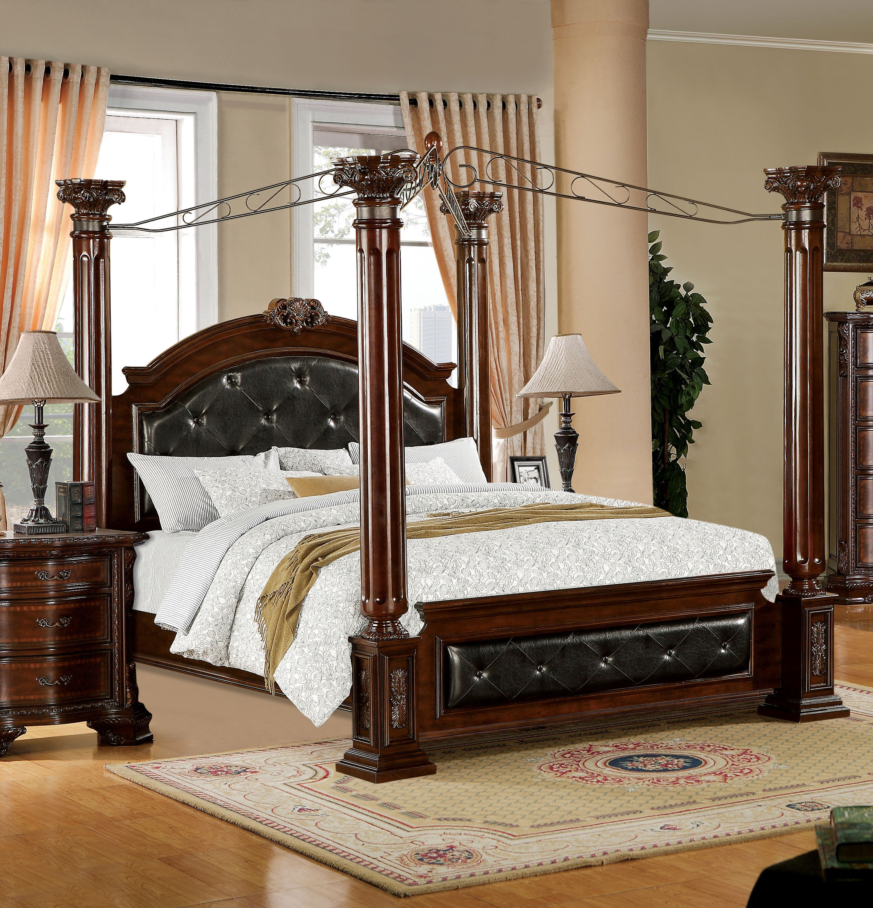 Edmore Upholstered Canopy Bed Edmore Upholstered Canopy Bed