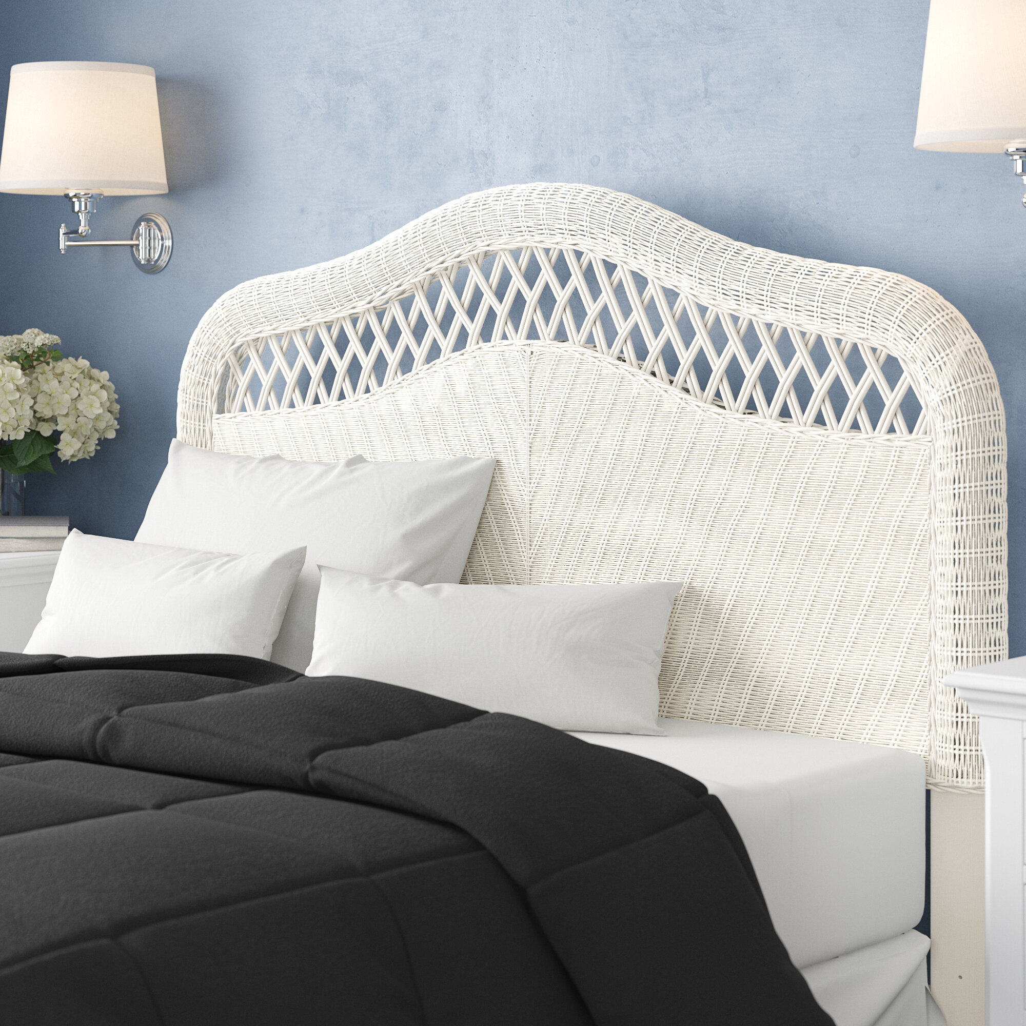 King Wicker Rattan Headboards You Ll Love In 2021 Wayfair