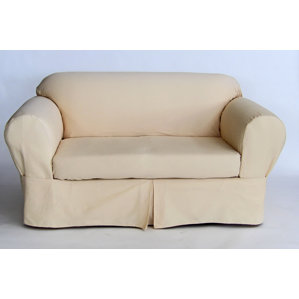 Box Cushion Loveseat Slipcover by Red Barrel Studio