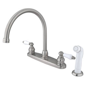Kingston Brass Vintage Double Handle Kitchen Faucet Wayfair