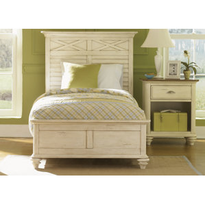 Bridgeview Wood Frame Panel Bed by Beachcrest Home