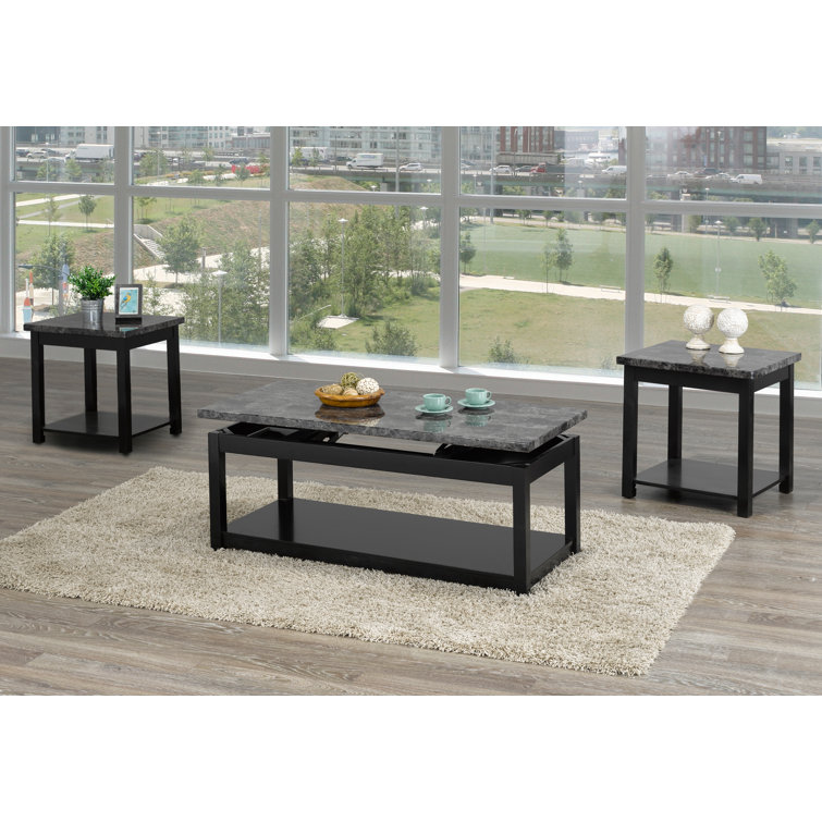 Canora Grey Rohrbaugh 3 Piece Coffee Table Set Wayfair