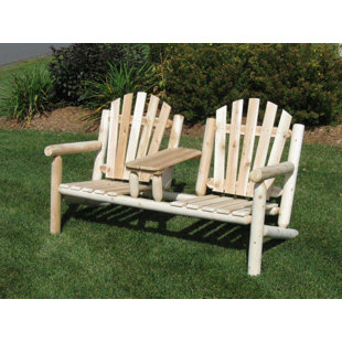 Tete A Outdoor Benches You Ll Love Wayfair Olney Cedar Tete A Bench
