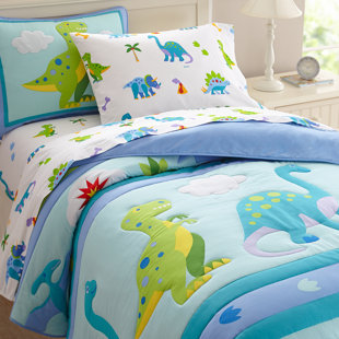 Go to store & view more images Olive Kids Dinosaur Land Cotton Comforter Set by Wildkin
