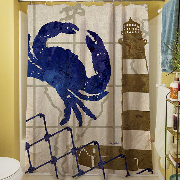 Breakwater Bay Perin Single Shower Curtain Reviews Wayfair